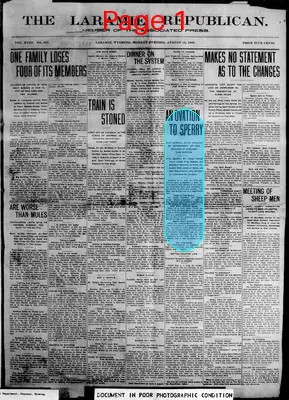 Page thumbnail for The Laramie Republican