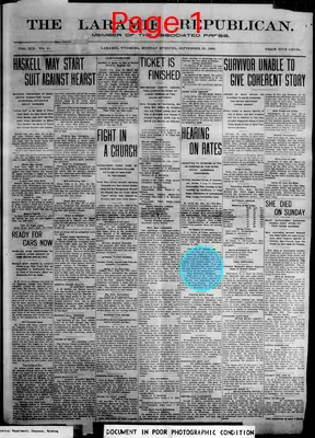 Page thumbnail for The Laramie Republican