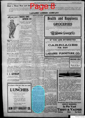 Page thumbnail for The Laramie Republican