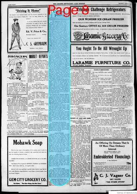 Page thumbnail for The Laramie Republican