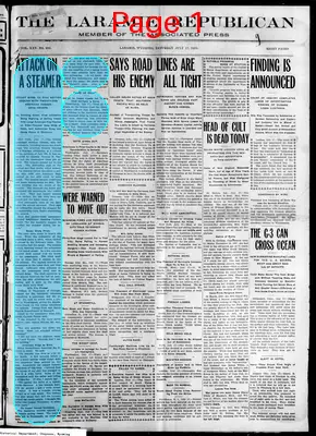 Page thumbnail for The Laramie Republican