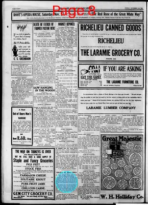 Page thumbnail for The Laramie Republican