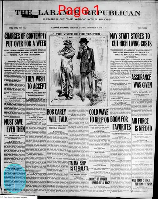 Page thumbnail for The Laramie Republican