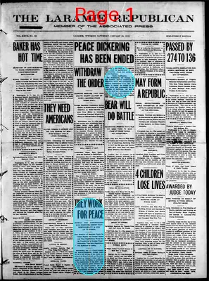 Page thumbnail for The Laramie Republican