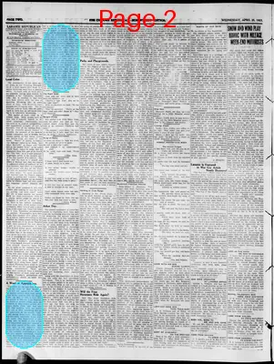 Page thumbnail for The Laramie Republican