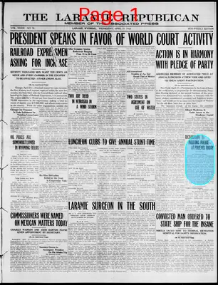 Page thumbnail for The Laramie Republican