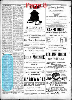 Page thumbnail for The Lusk Herald