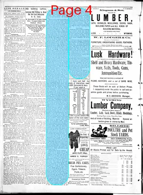Page thumbnail for The Lusk Herald