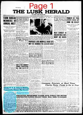 Page thumbnail for The Lusk Herald And The Lusk Standard
