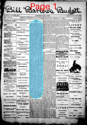Page thumbnail for Bill Barlow's Budget