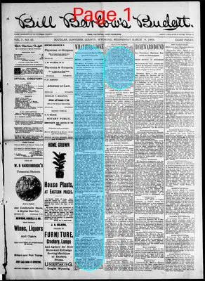 Page thumbnail for Bill Barlow's Budget