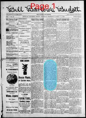 Page thumbnail for Bill Barlow's Budget