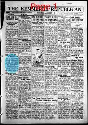 Page thumbnail for The Kemmerer Republican