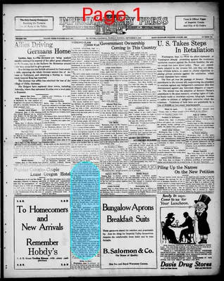 Page thumbnail for Imperial Valley Press