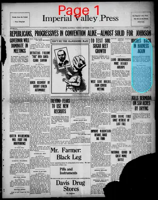 Page thumbnail for Imperial Valley Press
