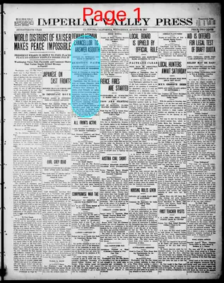 Page thumbnail for Imperial Valley Press