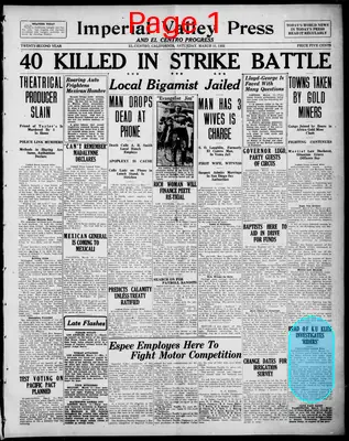 Page thumbnail for Imperial Valley Press
