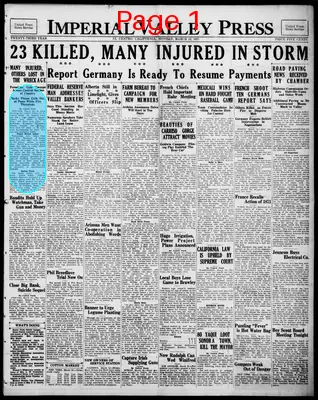 Page thumbnail for Imperial Valley Press