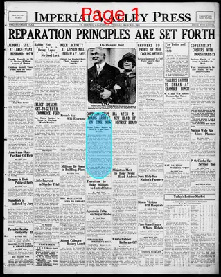 Page thumbnail for Imperial Valley Press