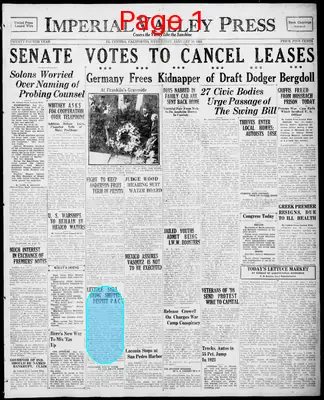 Page thumbnail for Imperial Valley Press