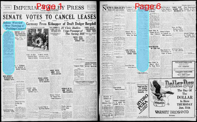 Page thumbnail for Imperial Valley Press