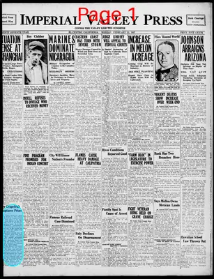 Page thumbnail for Imperial Valley Press