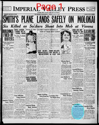 Page thumbnail for Imperial Valley Press