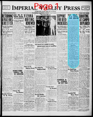 Page thumbnail for Imperial Valley Press