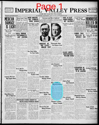 Page thumbnail for Imperial Valley Press