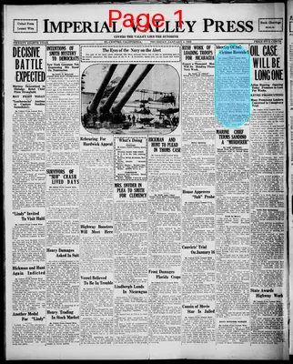Page thumbnail for Imperial Valley Press