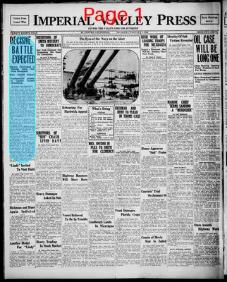 Page thumbnail for Imperial Valley Press