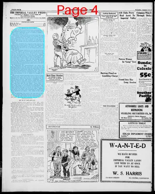 Page thumbnail for Imperial Valley Press