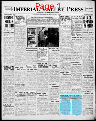 Page thumbnail for Imperial Valley Press
