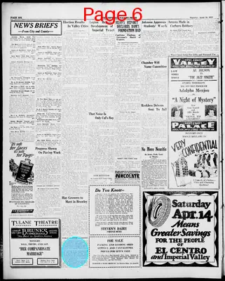 Page thumbnail for Imperial Valley Press