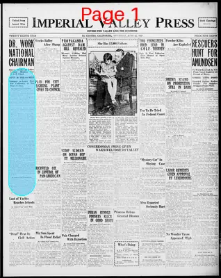Page thumbnail for Imperial Valley Press