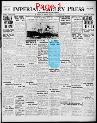 Page thumbnail for Imperial Valley Press