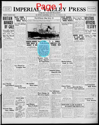 Page thumbnail for Imperial Valley Press