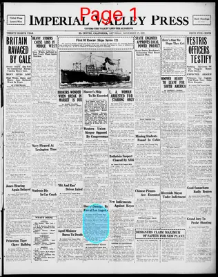 Page thumbnail for Imperial Valley Press
