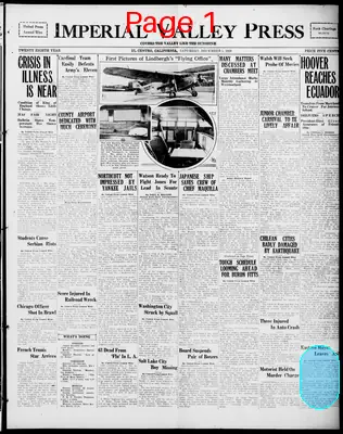 Page thumbnail for Imperial Valley Press