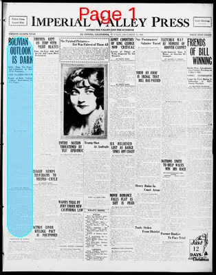 Page thumbnail for Imperial Valley Press