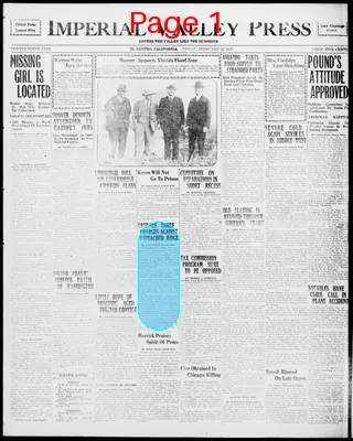 Page thumbnail for Imperial Valley Press