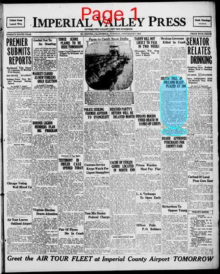 Page thumbnail for Imperial Valley Press