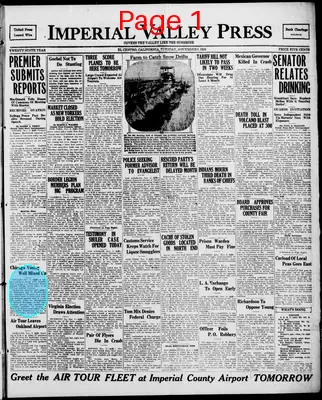 Page thumbnail for Imperial Valley Press