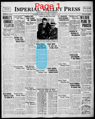 Page thumbnail for Imperial Valley Press