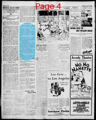 Page thumbnail for Imperial Valley Press