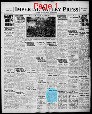Page thumbnail for Imperial Valley Press