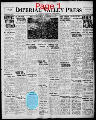 Page thumbnail for Imperial Valley Press