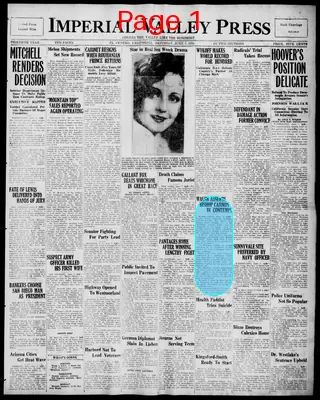 Page thumbnail for Imperial Valley Press