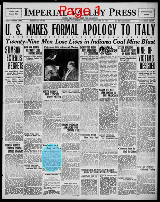 Page thumbnail for Imperial Valley Press
