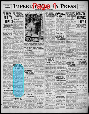 Page thumbnail for Imperial Valley Press